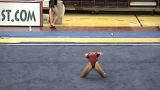 Maggie Germaine Ethier 100 floor routine 2004 ASU vs EMU [upl. by Robillard]