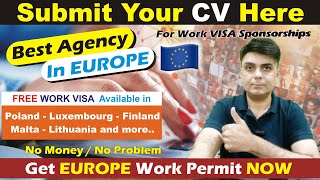 Best Agency in EUROPE For Work Permit Visa Sponsorship in 2024  Europe Country Jobs Hindi  Urdu [upl. by Ominoreg801]