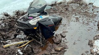 EPIC SNOWMOBILE FAILS amp WINS 2024 [upl. by Rorrys]