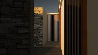 Fachada Introspectiva arquitecturamoderna home architecture [upl. by Sucam704]