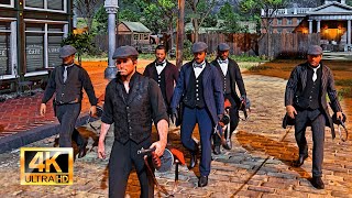 Red Dead Redemption 2  Brutal Mafia killing in Wild West Vol15 4K [upl. by Assilak]