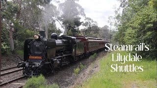 Steamrail Victorias Lilydale Shuttles  50th Preservation Anniversary for K153 [upl. by Lord748]