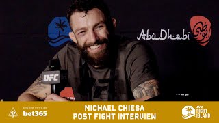 MICHAEL CHIESA POST FIGHT INTERVIEW [upl. by Kirsti943]