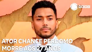 Ator Chance Perdomo morre aos 27 anos após acidente de moto [upl. by Ardnuhsor]