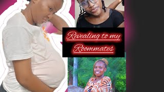 AM PREGNANT💔😭AM NOT READY FOR THIS😭PRANKING MY ROOMMATESee her reactions amp advice🥰vlog prank [upl. by Yttocs963]