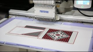 FORTEVER single head embroiderymonogram machine，the best choice for Logo amp Agbada design ！！ [upl. by Aidyl]