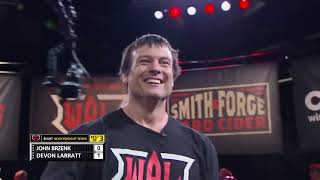 Devon Larratt v John Brzenk WAL 2015 Heavyweight Semi Final Right Hand [upl. by Annerb]