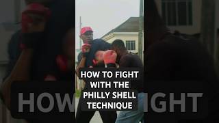 HOW TO FIGHT WITH THE PHILLY SHELL TECHNIQUE boxing ufc mma [upl. by Kakalina648]