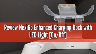 Review NexiGo Enhanced Charging Dock with LED Light OnOff for Oculus Quest 2 Support Elite Stra [upl. by Drahcir]