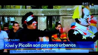 Reportaje De Los Payasos Pikolin Y Kiwi En El Canal De Multimedios [upl. by Butta]