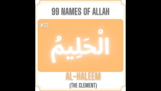 Beautiful And Unique 99 Names Of Allah  Know it all  Meaning of ALHALEEM [upl. by Rehttam]