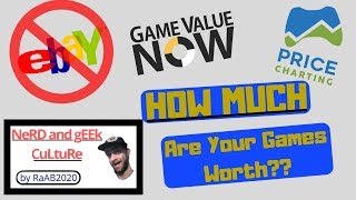 GAME VALUE NOW AND PRICE CHARTING TUTORIAL HowTo Track your Video Game Collection [upl. by Sirk]