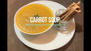 Carrot and Coriander Soup  Homemade Carrot Coriander Soup Recipe [upl. by Notfilc]