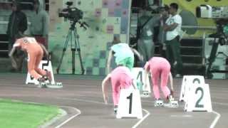 20130903 APINK 400ｍ Relay Gold Medal  Idol Sports Athletics Championships [upl. by Don391]