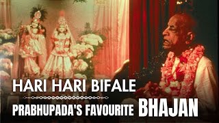 Hari Hari Bifale Istadeve Vijnapti  Srila Prabhupadas Favourite Bhajan srilaprabhupada [upl. by Eilssel]