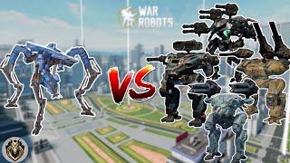 WR🔥 DUX VS ALL ROBOTS STRENGTH COMPARISON  WAR ROBOTS [upl. by Atinat48]