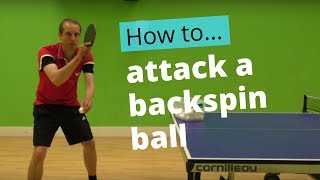 Reverse Pendulum Backspin Serve Explained  eBaTT  P2 Oct 18 [upl. by Nyllek93]