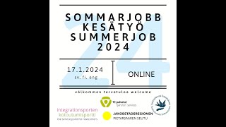 Sommarjobb 2024 [upl. by Therese]