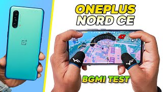 Oneplus Nord CE BGMI Gaming Review with FPS Test Test 😱 Gyro Graphics Gameplay 😱 SD750G [upl. by Nwahsirhc]