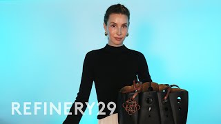 Whitney Port Reveals Whats in Her Loewe Bag  Spill It [upl. by Aicenad]