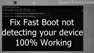 How to Fix Fastboot device not detected  Fastboot Waiting for device fixed [upl. by Ainar]