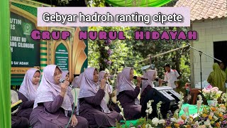 festival hadroh ranting cipete  grup hadroh nurul hidayah ahmad ya habibi [upl. by Enyawd785]