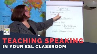 Teaching Speaking in an ESL Classroom [upl. by Duwad]