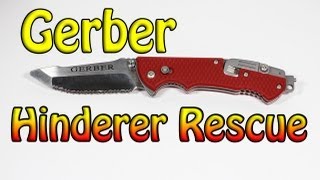 Gerber Hinderer Rescue Knife [upl. by Noxas]