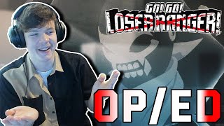 GO GO Loser Ranger OPENING AND ENDING Reaction  THE VISUALS ARE CRAZY [upl. by Neehs]