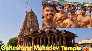 Enjoy in River With Friends 😍  Galteshwar Mahadev Temple 🛕 Dakor Temple 🛕 Vikky Vlogs [upl. by Enelcaj]