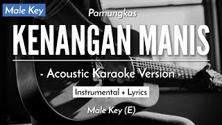 Kenangan Manis Karaoke Akustik  Pamungkas Male Key  HQ Audio [upl. by Jordain]