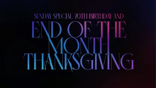 SUNDAY SPECIAL 70TH BIRTHDAY amp END OF THE MONTH THANKSGIVING  29 SEPT 2024  LFC GOSHEN [upl. by Sylirama]