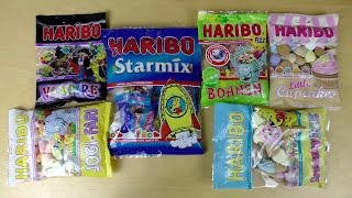 Water Haribo amp Taste Test 6 Flavors Guide [upl. by Libre]