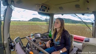 GIRLPOWER beim Grubbern  John Deere 6125R  Regent  StarFire 6000 [upl. by Panthia498]