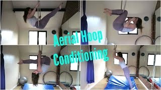 Aerial Hoop Conditioning Exercises  UNIQUE AERIALISTS [upl. by Wengert]