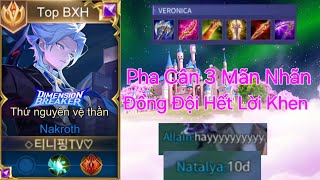 💖티니핑TV AOV  Nakroth Với Build Đồ 6 Màu Với Sức Mạnh Trái Đất Cân 3 Mãn Nhãn Đồng Đội Khen Hết Lời💘 [upl. by Assilav547]