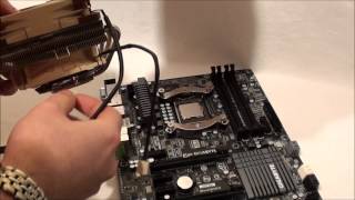 Noctua NHL12 low profile CPU cooler Intel LGA11551156 installation [upl. by Ditmore]