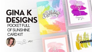 Gina K Release Pocket Full Of Sunshine Card Kit [upl. by Parsifal]