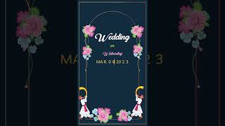 Traditional Wedding Invitation Video Template Wedding Invites Template  247Invitescom [upl. by Azrim741]