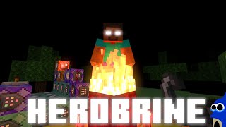 Comment faire HEROBRINE en COMMAND BLOCK Minecraft Bedrock  CommandBlock [upl. by Saidee]