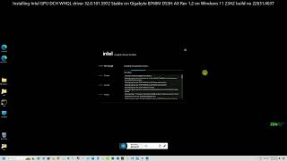 Intel GPU driver 3201015972 Stable on Windows1123H2226314037GBB760MDS3HAXrev12 [upl. by Rexferd]