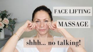 Face lifting massage Abigail James NO TALKING [upl. by Naillij204]