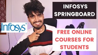 Free Online Courses by Infosys for Students  Infosys Springboard Free Online Courses [upl. by Lorusso]