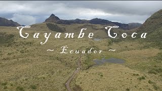 Cayambe Coca  Ecuador  Drone Video [upl. by Darell]