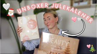 JEG UNBOXER SKØNHEDS JULEKALENDERE [upl. by Lanti]