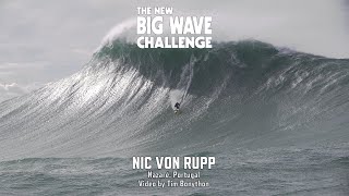 Nic Von Rupp at Nazaré  Biggest Wave Winner  Big Wave Challenge 2023 [upl. by Tandi983]