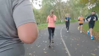 Tamworth Castle Ground parkrun 26th October 2024 [upl. by Orecul]