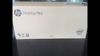 HP EliteDesk 800 G4 Mini PC Unboxing amp First look [upl. by Cassady]