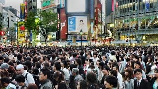 The famous Shibuya crossing  90 seconds [upl. by Nowaj]