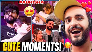 Reacting to ABHISHA cute moments😍 [upl. by Sorvats871]